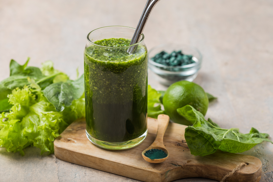 smoothie spiruline