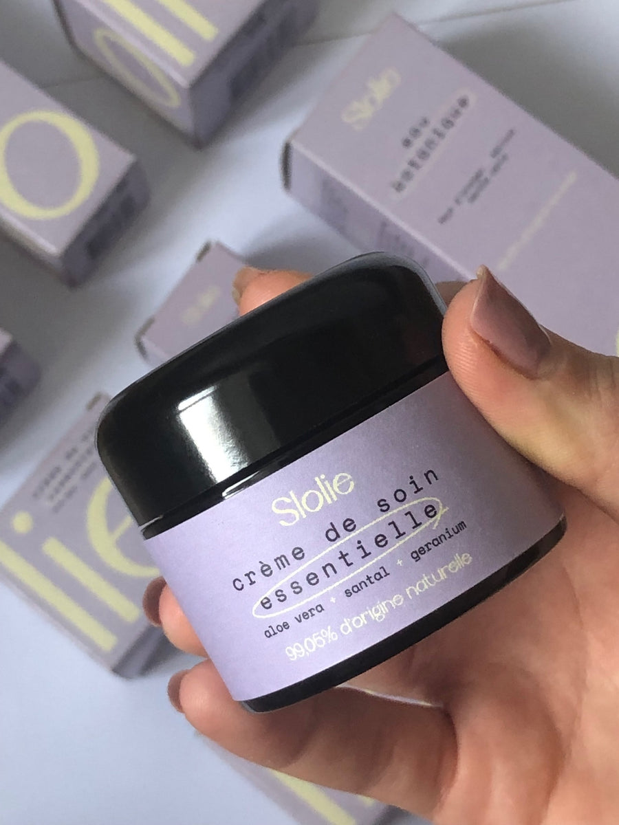 Crème essentielle | Réparatrice et régénérante soins visage, Slolie 
