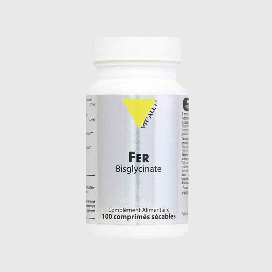 Fer Bisglycinate 27mg Compléments alimentaires Vitall+ 